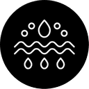 Icon for Hydrates and softens dry patches
