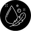 Icon for Lightweight and fast-absorbing